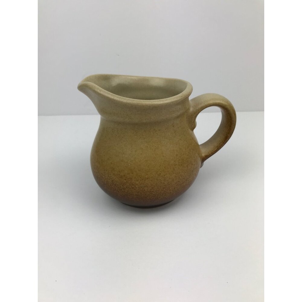 Vintage Pfaltzgraff Creamer Pitcher Brown Ombre Cottage Core